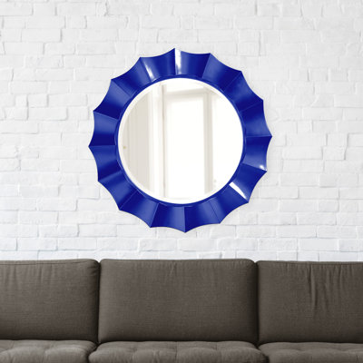 Navy Blue Wall Mirror | Wayfair